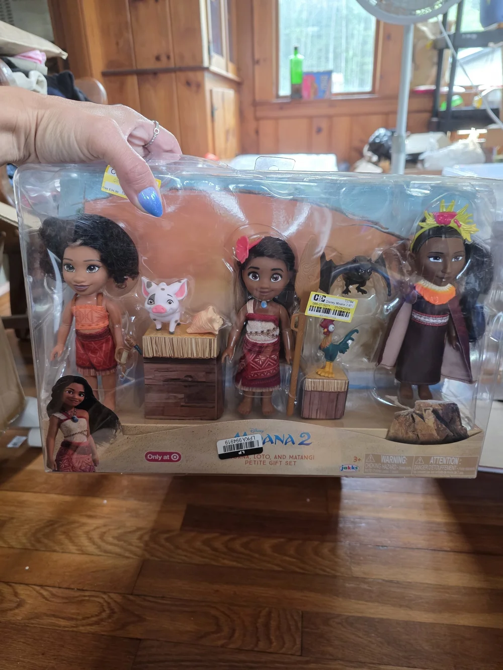 Disney Moana Petite Figure Set - Brown, Red & Pink Characters